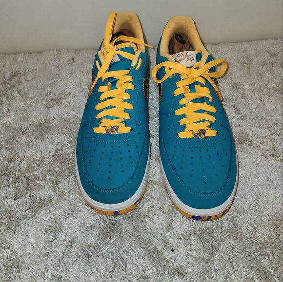 Nike Air Force One Low Marble Swoosh Size 10.5 - Picture 3 of 6